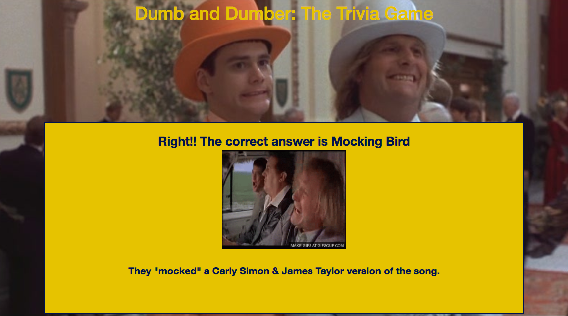 Trivia Game Sample